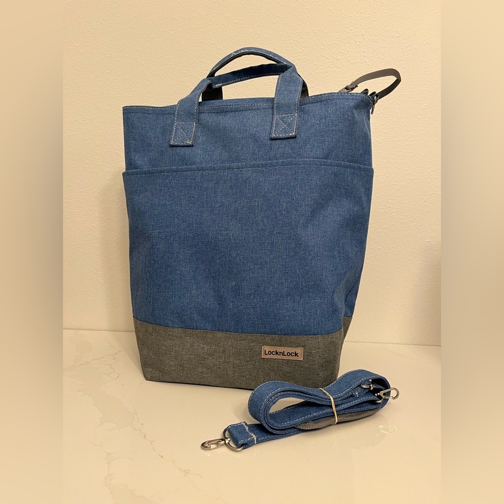 LocknLock Insulated Cooler Tote Bag With Handles